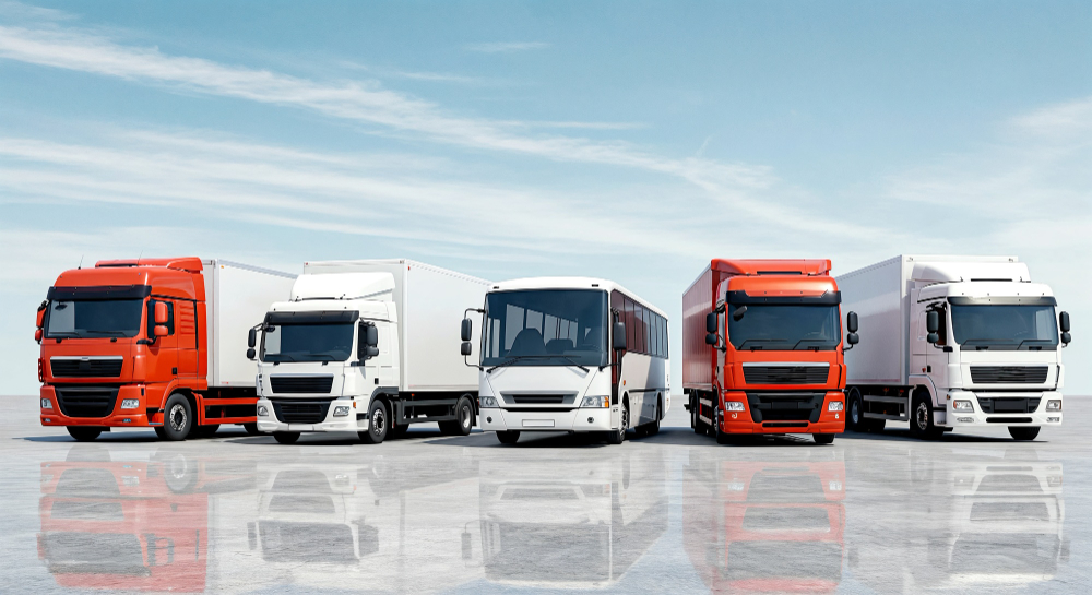 Corporate fleet of commercial vehicles